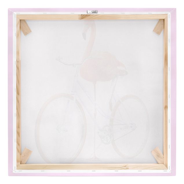 Cuadros Jonas Loose Flamingo With Bicycle