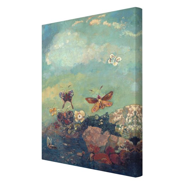 Lienzos de cuadros famosos Odilon Redon - Butterflies