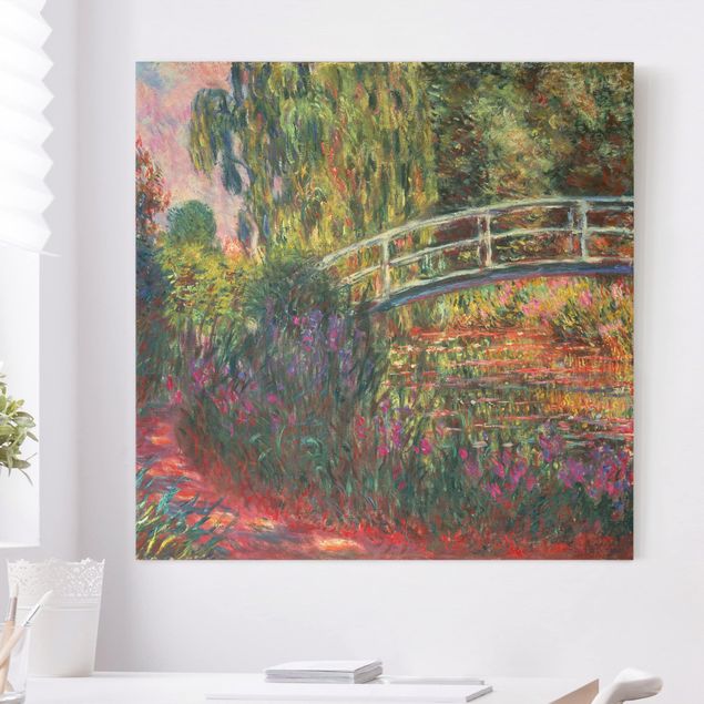 Cuadros Impresionismo Claude Monet - Japanese Bridge In The Garden Of Giverny
