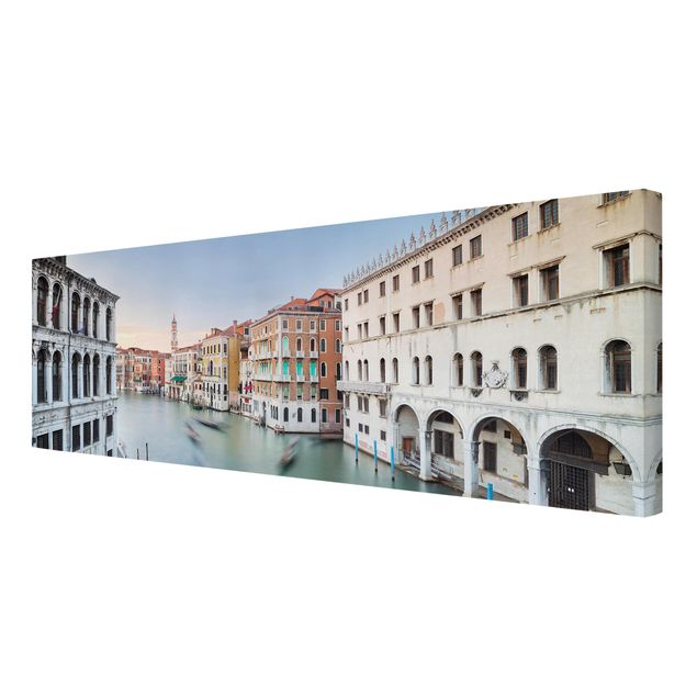 Cuadros azules Grand Canal View From The Rialto Bridge Venice