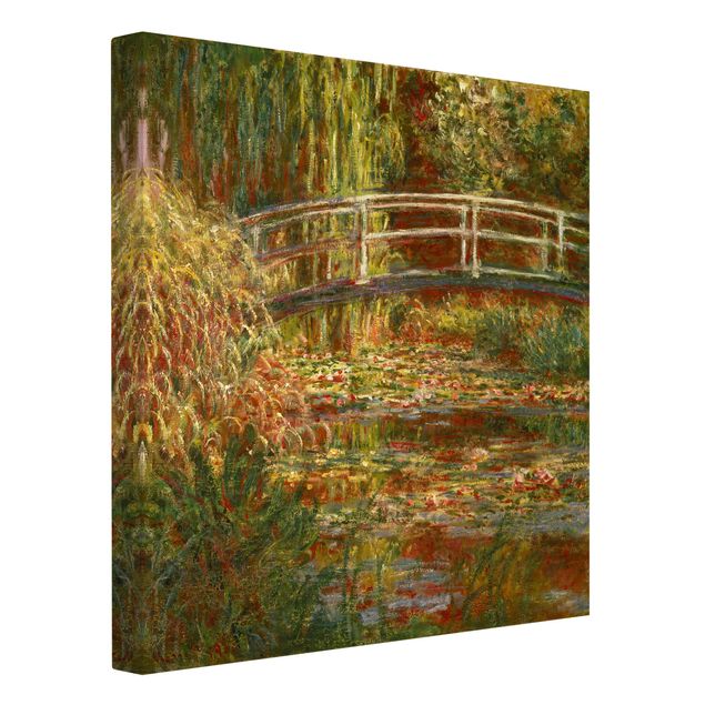 Reproducciones de cuadros Claude Monet - Waterlily Pond And Japanese Bridge (Harmony In Pink)