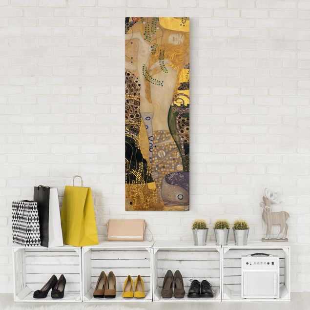 Láminas cuadros famosos Gustav Klimt - Water Serpents I