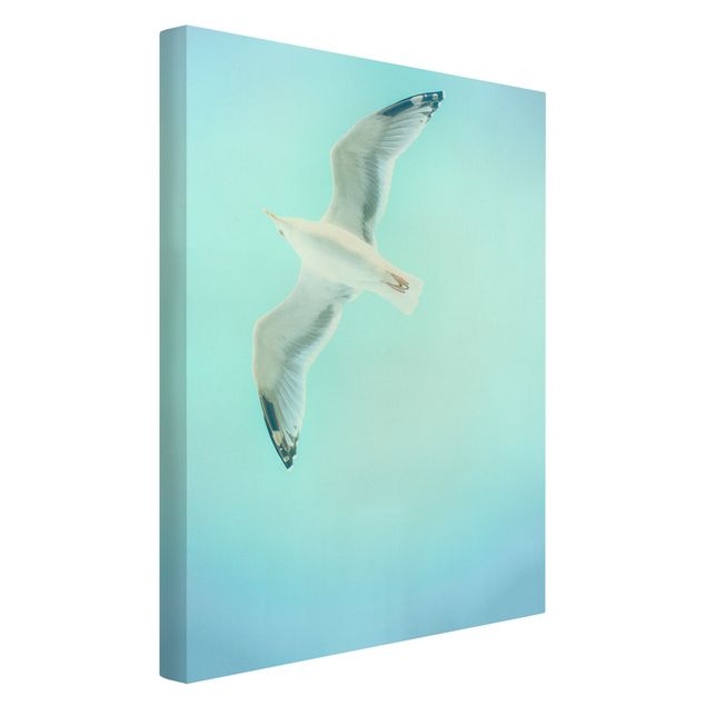 Láminas de cuadros famosos Blue Sky With Seagull