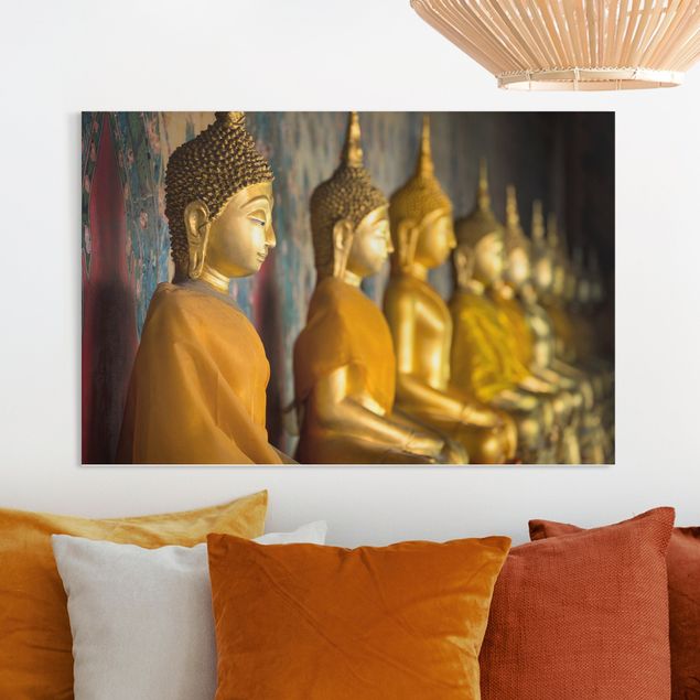Cuadros asiaticos Golden Buddha Statue