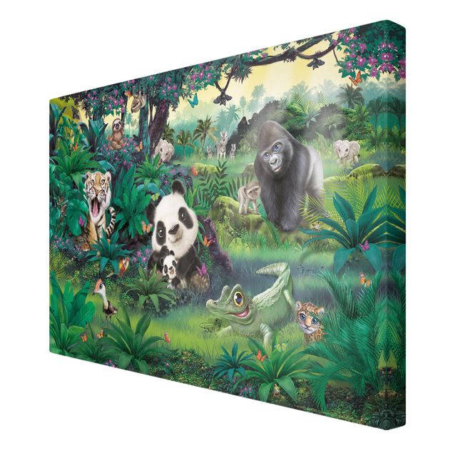 Cuadro panda Jungle With Animals