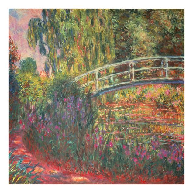 Cuadros de árboles Claude Monet - Japanese Bridge In The Garden Of Giverny