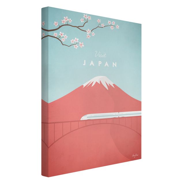 Cuadro con paisajes Travel Poster - Japan