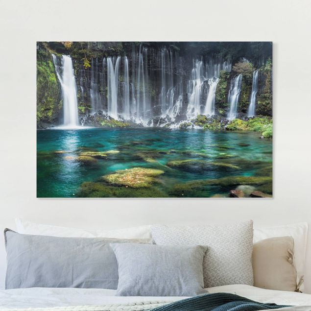 Cuadros asiaticos Shiraito Waterfall