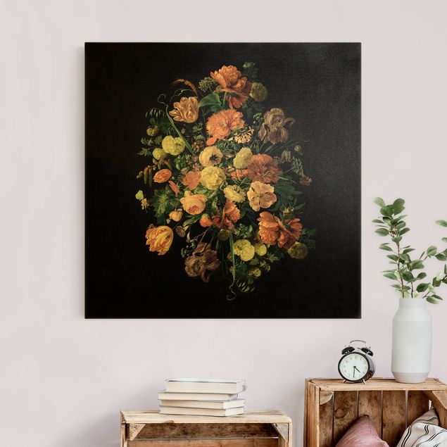Reproducciones de cuadros Jan Davidsz De Heem - Dark Flower Bouquet