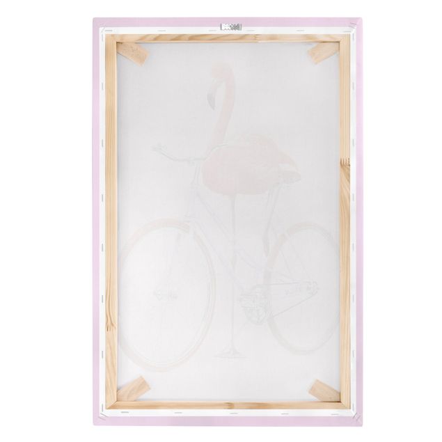 Cuadros Jonas Loose Flamingo With Bicycle