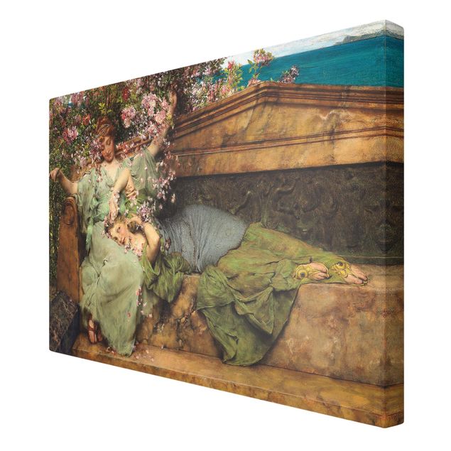 Cuadros de plantas naturales Sir Lawrence Alma-Tadema - The Rose Garden