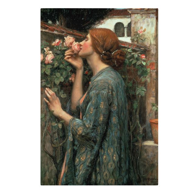 Lienzos de cuadros famosos John William Waterhouse - The Soul Of The Rose