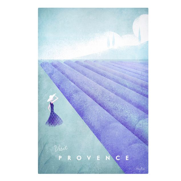 Cuadro morado Travel Poster - Provence