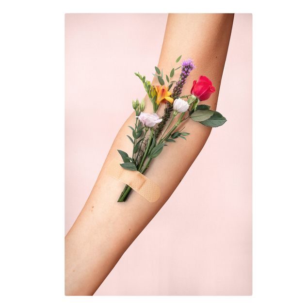 Cuadros flores Arm With Flowers