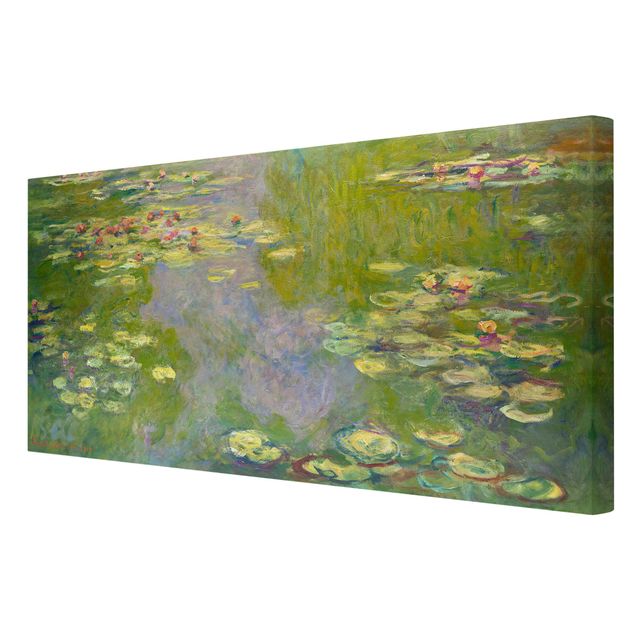 Cuadros en lienzo de flores Claude Monet - Green Waterlilies