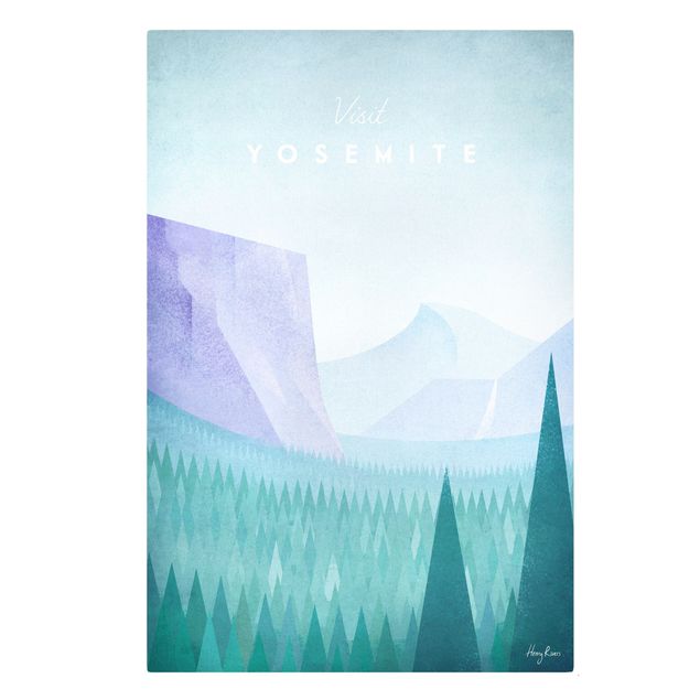 Cuadros de paisajes naturales  Travel Poster - Yosemite Park