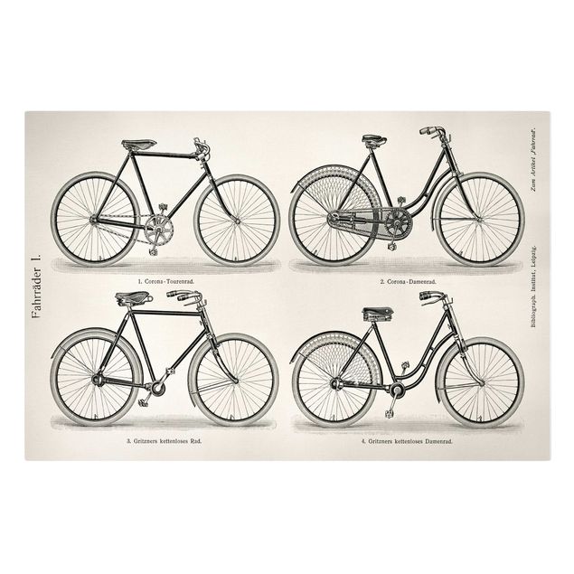 Cuadros Vintage Poster Bicycles