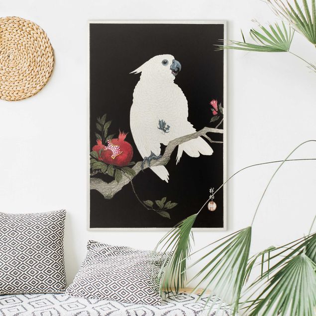 Decoración en la cocina Asian Vintage Illustration White Cockatoo