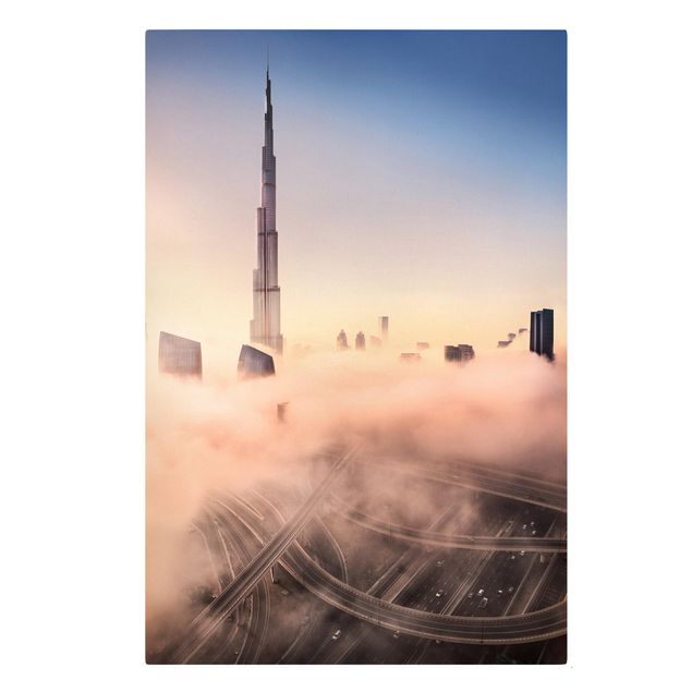 Lienzos de ciudades Heavenly Dubai Skyline