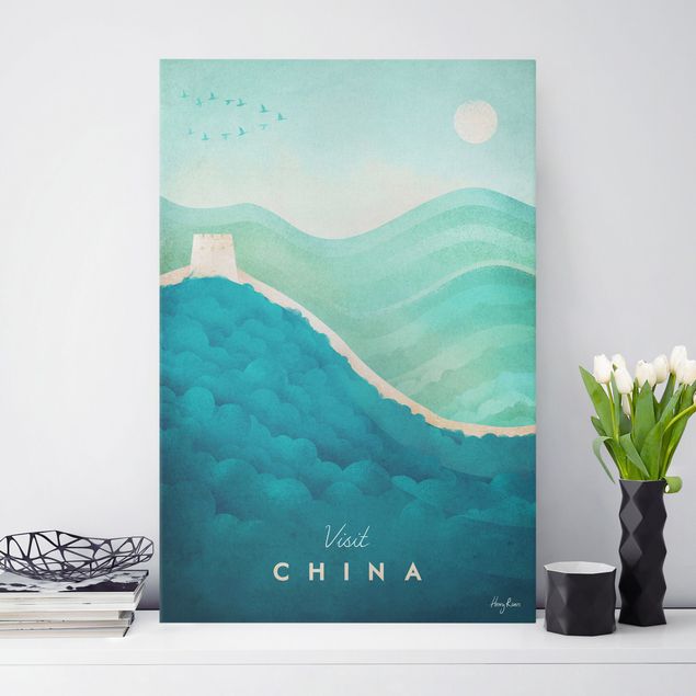 Lienzos de Asia Travel Poster - China