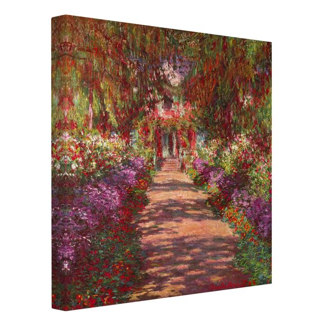 Estilos artísticos Claude Monet - Pathway In Monet's Garden At Giverny