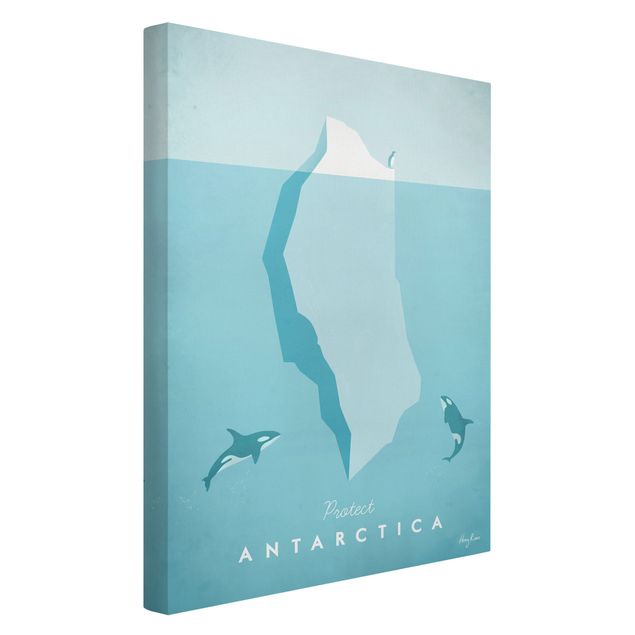 Cuadro con paisajes Travel Poster - Antarctica