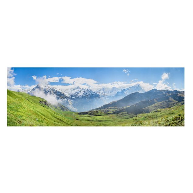 Cuadros de paisajes naturales  Swiss Alpine Panorama
