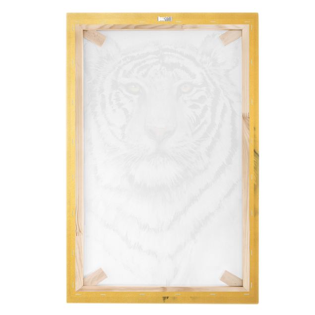 Lienzos Portrait White Tiger I