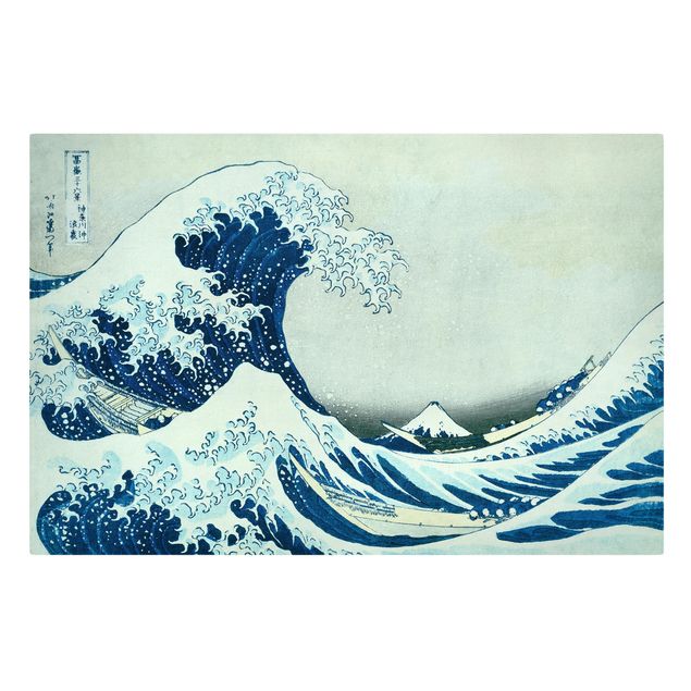 Cuadros playa Katsushika Hokusai - The Great Wave At Kanagawa