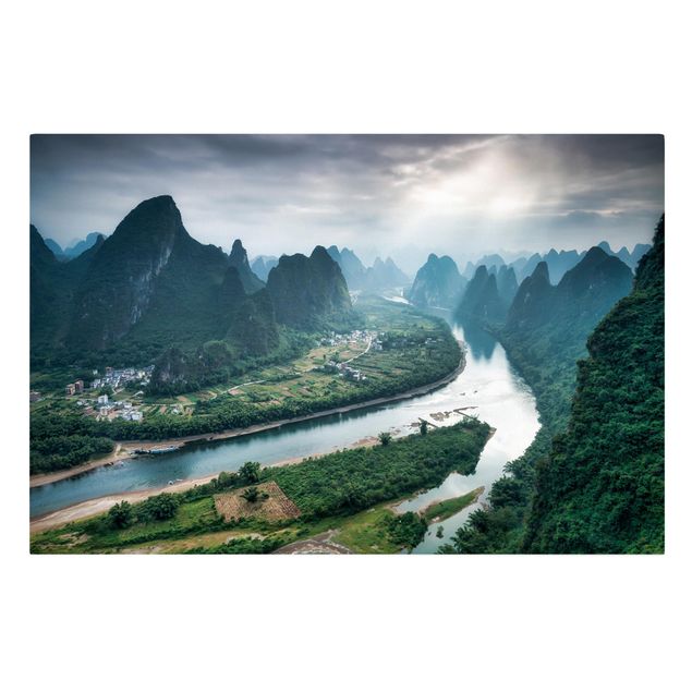 Cuadros paisajes View Of Li River And Valley