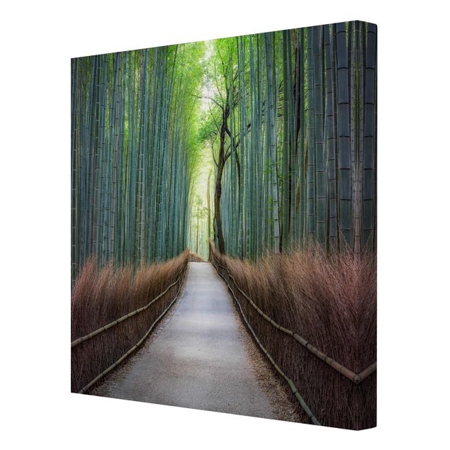 Cuadros de ciudades The Path Through The Bamboo