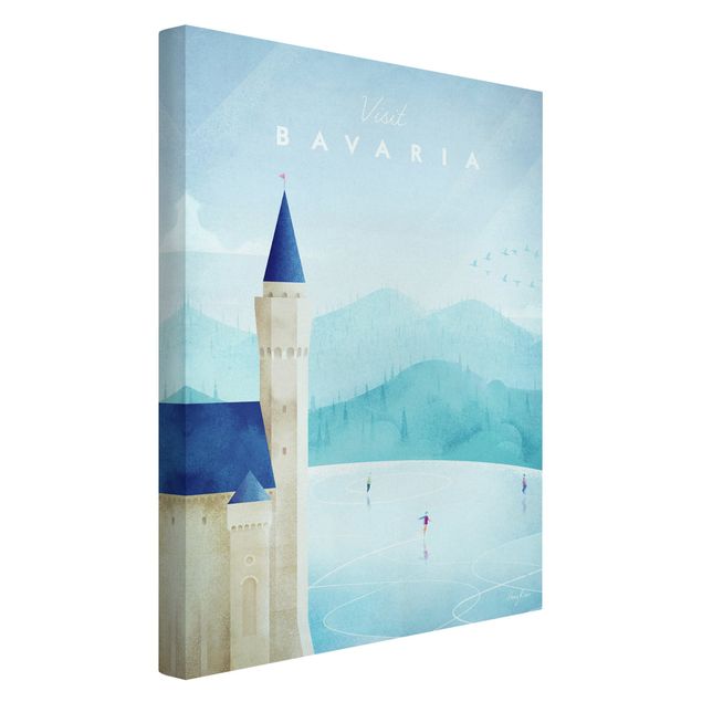 Cuadros ciudades Travel Poster - Bavaria