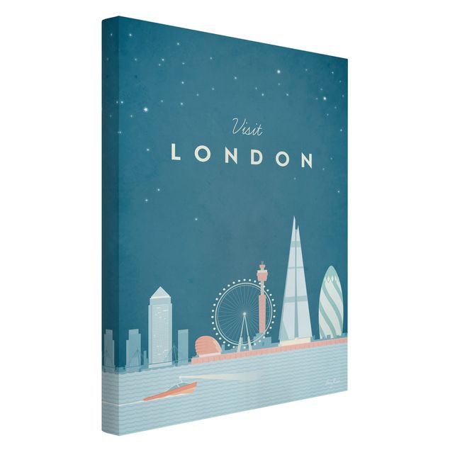 Lienzos ciudades Travel Poster - London