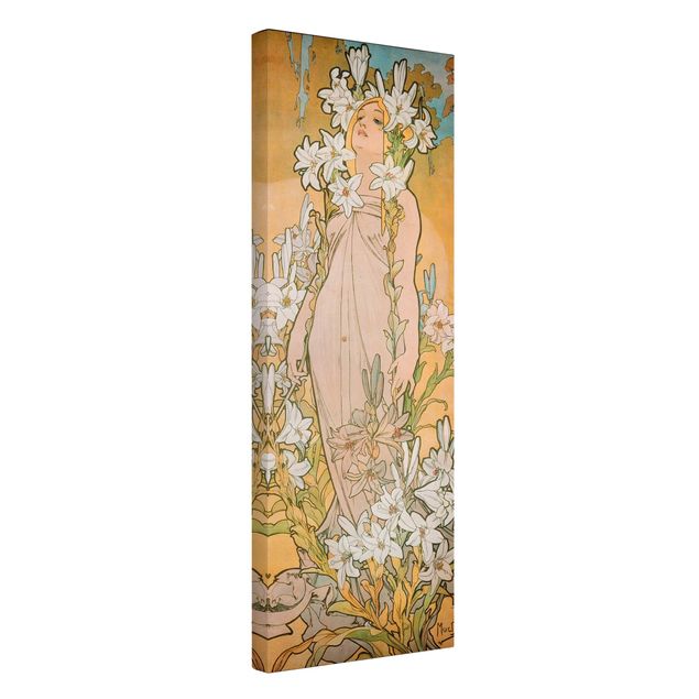 Estilos artísticos Alfons Mucha - The Lily