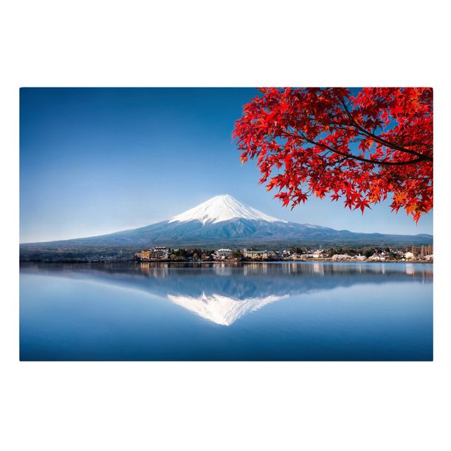 Lienzos de ciudades Mt. Fuji In The Fall