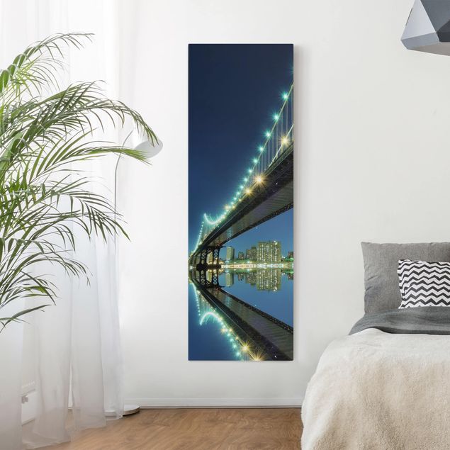 Cuadros Nueva York Abstract Manhattan Bridge