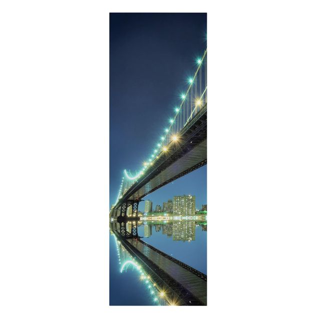 Cuadros ciudades Abstract Manhattan Bridge