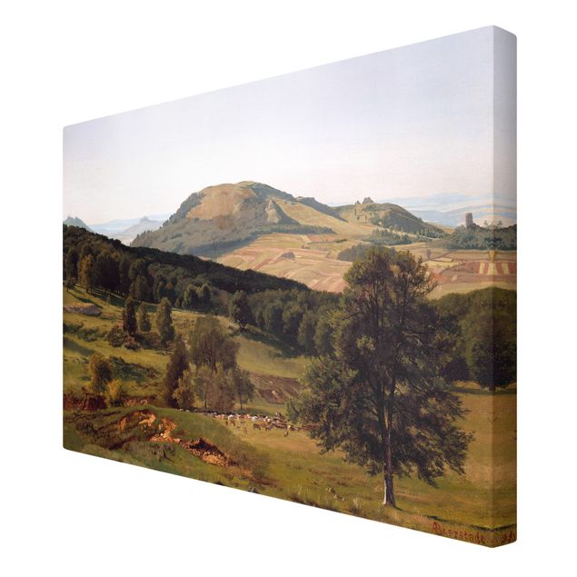 Cuadros de árboles Albert Bierstadt - Hill and Dale