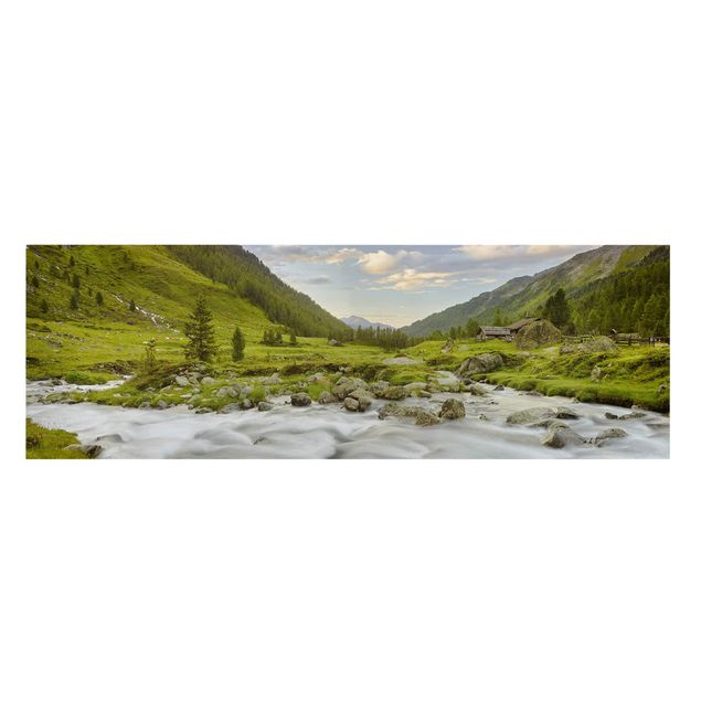 Cuadros paisajes Alpine meadow Tirol