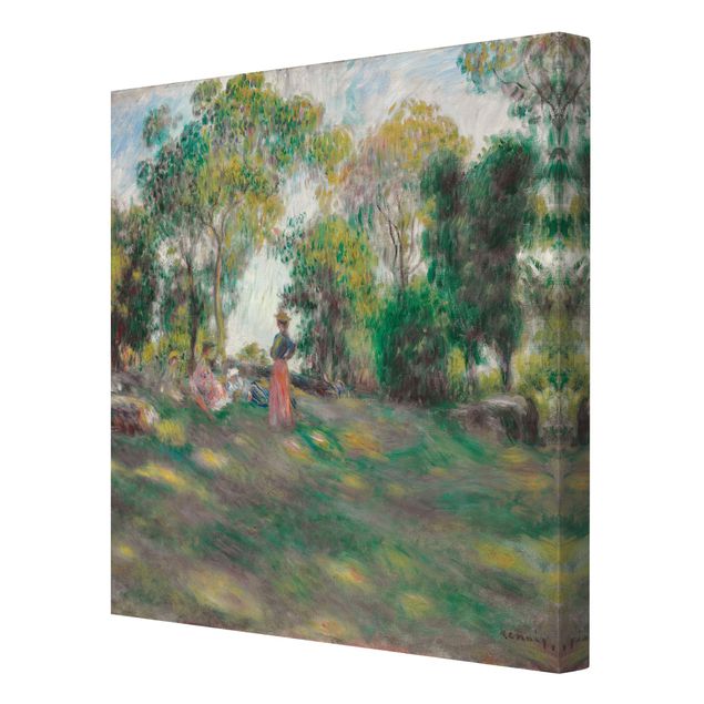 Lienzos ciudades del mundo Auguste Renoir - Landscape With Figures