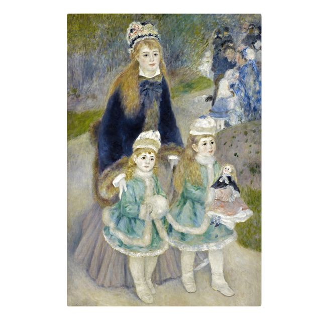 Lienzos de cuadros famosos Auguste Renoir - Mother and Children (The Walk)