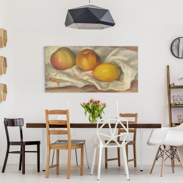Lienzos de verduras y fruta Auguste Renoir - Two Apples And A Lemon