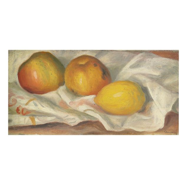 Estilos artísticos Auguste Renoir - Two Apples And A Lemon