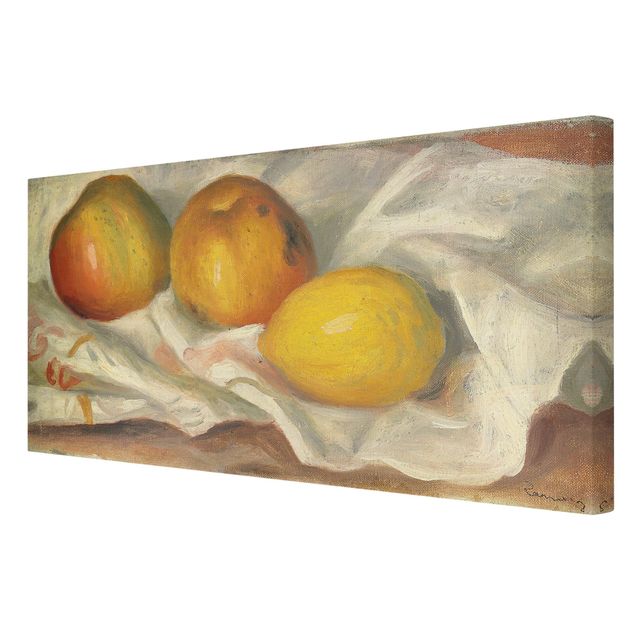 Cuadros frutas Auguste Renoir - Two Apples And A Lemon