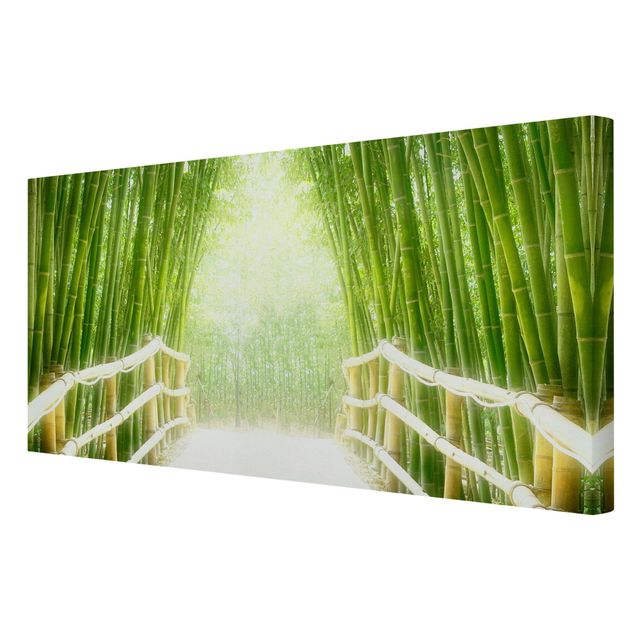cuadros-3d Bamboo Way
