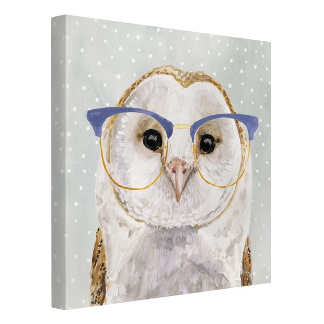 Cuadros animales Animals With Glasses - Owl