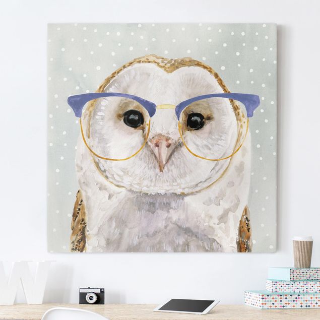 Decoración habitacion bebé Animals With Glasses - Owl