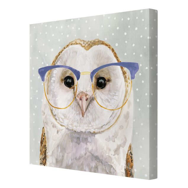 Cuadros en lienzo Animals With Glasses - Owl
