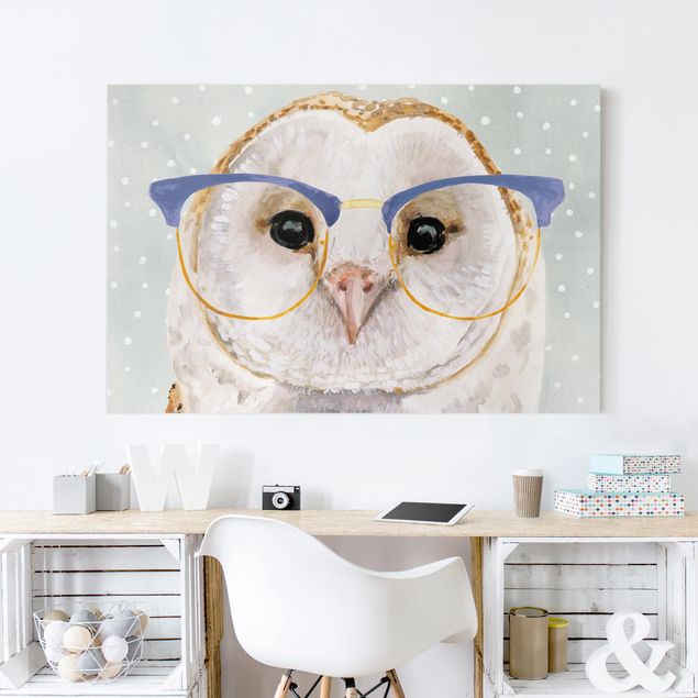 Cuadros modernos y elegantes Animals With Glasses - Owl