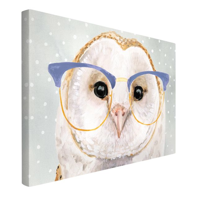 Cuadros infantiles animales Animals With Glasses - Owl